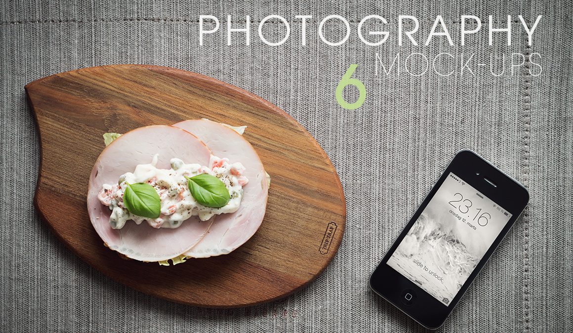 6 iPhone 4S Photography Mock-Ups